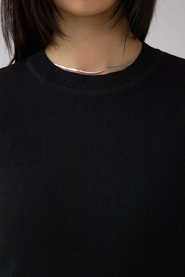 ラメバイカラーニットトップス 詳細画像