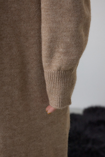 ニットロングカーディガン 詳細画像