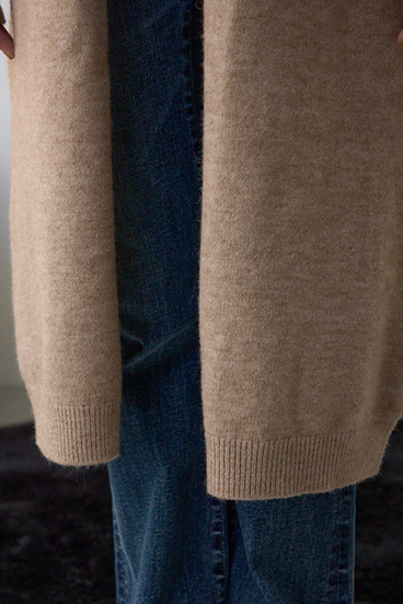 ニットロングカーディガン 詳細画像