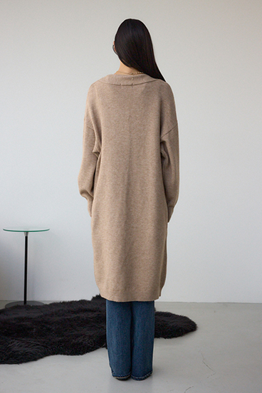 ニットロングカーディガン 詳細画像