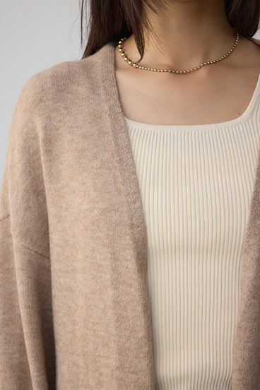 ニットロングカーディガン 詳細画像