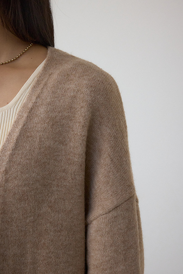 ニットロングカーディガン 詳細画像