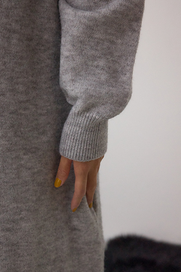ニットロングカーディガン 詳細画像