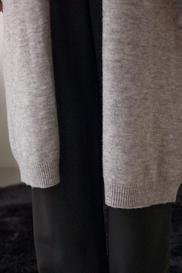 ニットロングカーディガン 詳細画像