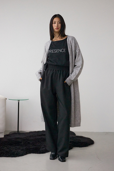 ニットロングカーディガン 詳細画像