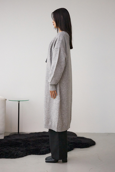 ニットロングカーディガン 詳細画像