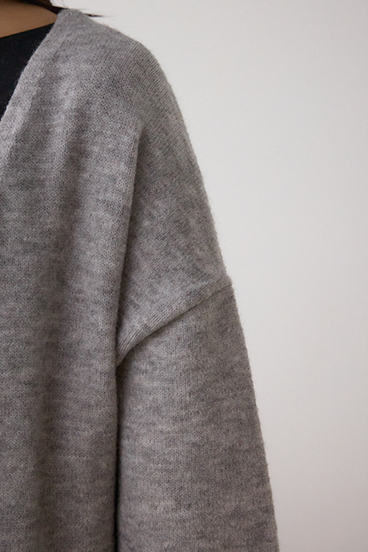 ニットロングカーディガン 詳細画像