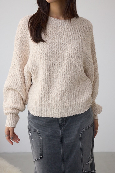 ブークレードルマンニットトップス