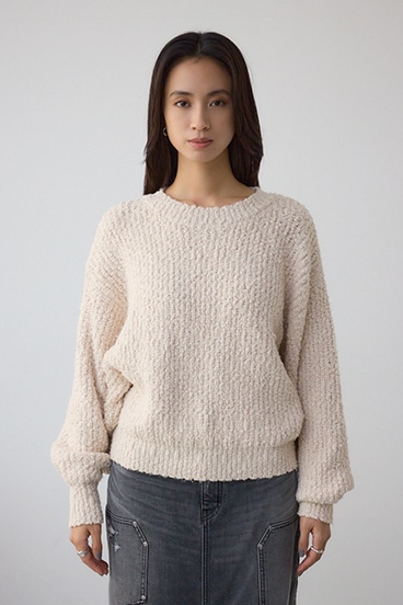 ブークレードルマンニットトップス 詳細画像