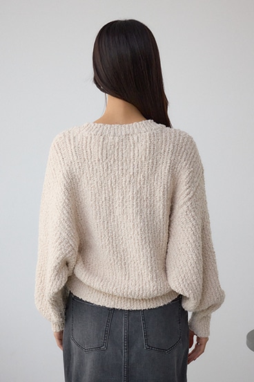 ブークレードルマンニットトップス 詳細画像