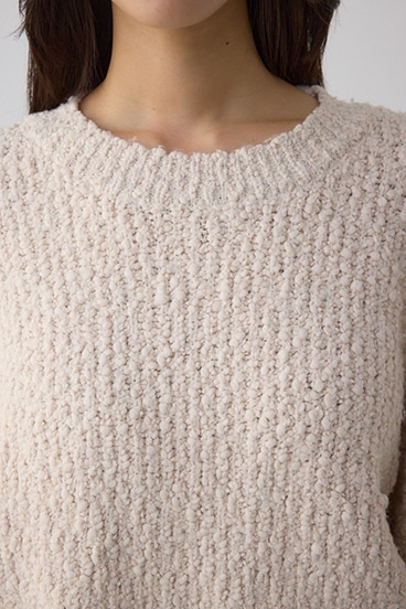 ブークレードルマンニットトップス 詳細画像