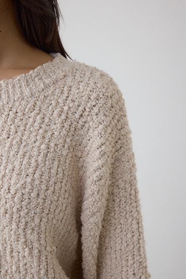 ブークレードルマンニットトップス 詳細画像