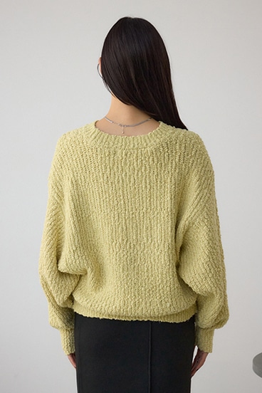 ブークレードルマンニットトップス 詳細画像