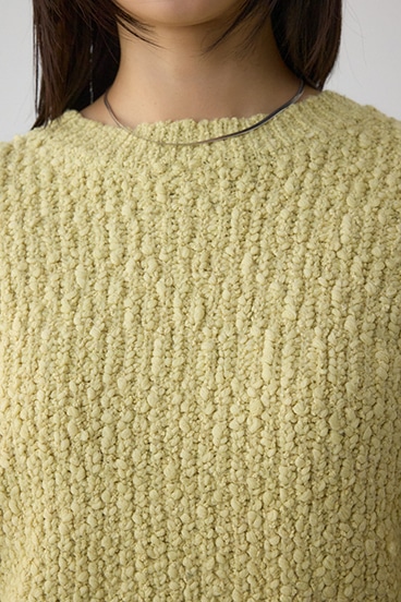 ブークレードルマンニットトップス 詳細画像