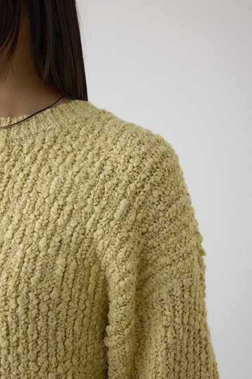 ブークレードルマンニットトップス 詳細画像