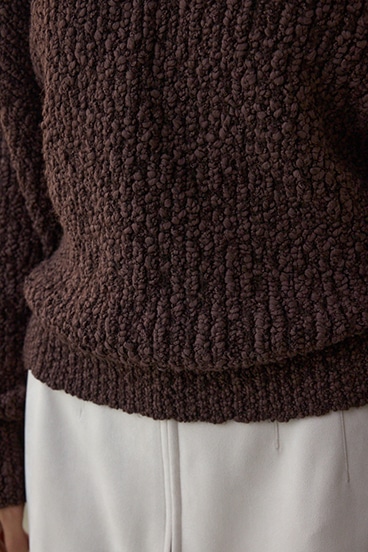 ブークレードルマンニットトップス 詳細画像