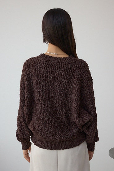 ブークレードルマンニットトップス 詳細画像