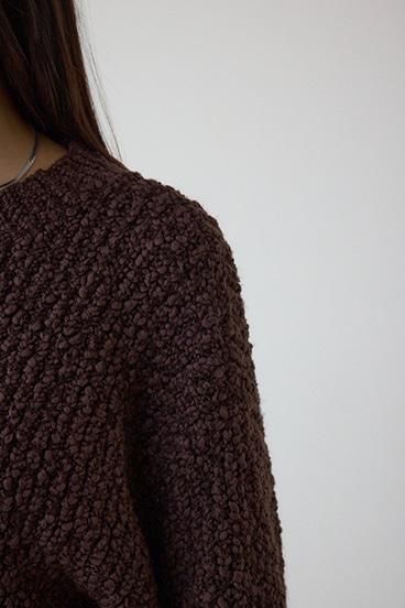 ブークレードルマンニットトップス 詳細画像