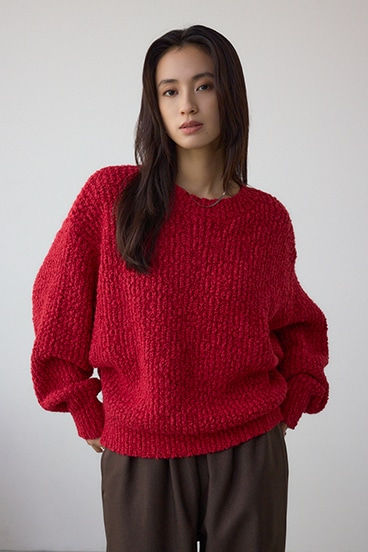 ブークレードルマンニットトップス 詳細画像