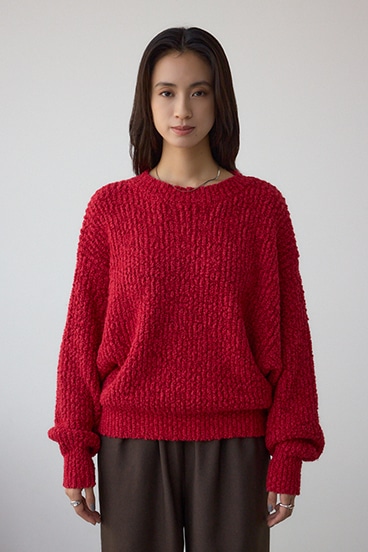 ブークレードルマンニットトップス 詳細画像