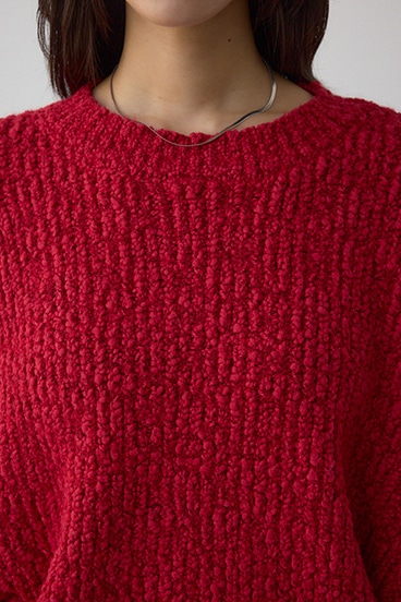 ブークレードルマンニットトップス 詳細画像