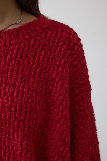 ブークレードルマンニットトップス 詳細画像