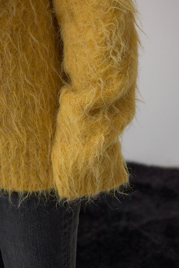 シャギー起毛ニットカーディガン 詳細画像