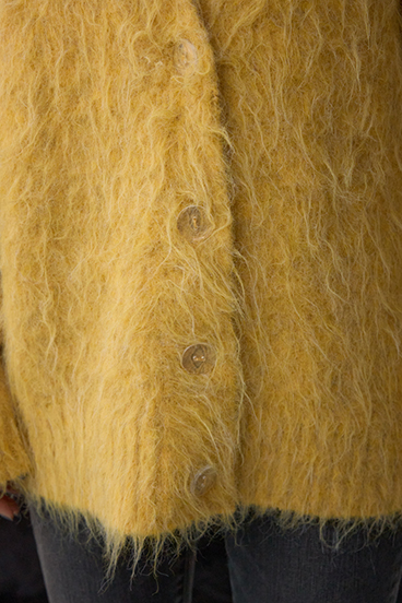 シャギー起毛ニットカーディガン 詳細画像