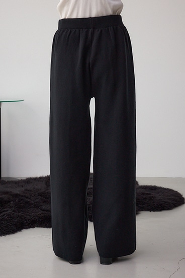 格上げ ニットワイドパンツ 詳細画像