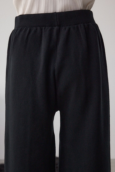 格上げ ニットワイドパンツ 詳細画像