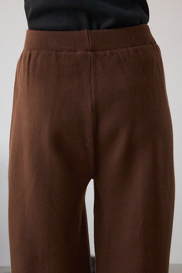 格上げ ニットワイドパンツ 詳細画像