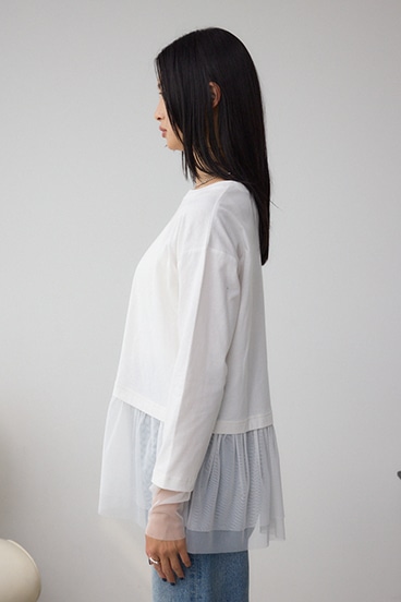 アソートレイヤードペプラムトップス 詳細画像