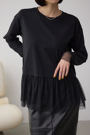 アソートレイヤードペプラムトップス