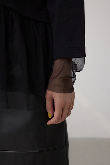 アソートレイヤードペプラムトップス 詳細画像