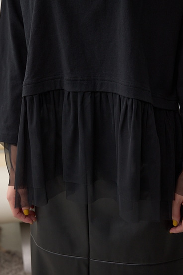 アソートレイヤードペプラムトップス 詳細画像