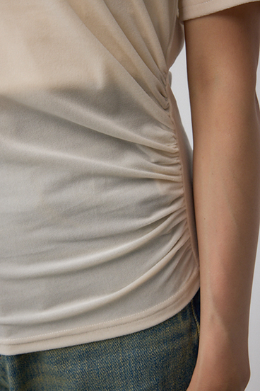 ベロアカットトップス 詳細画像