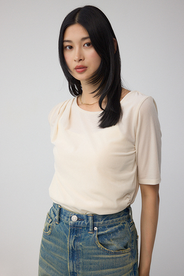 ベロアカットトップス 詳細画像