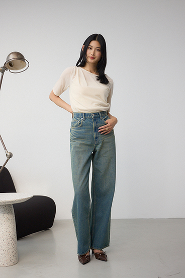 ベロアカットトップス 詳細画像