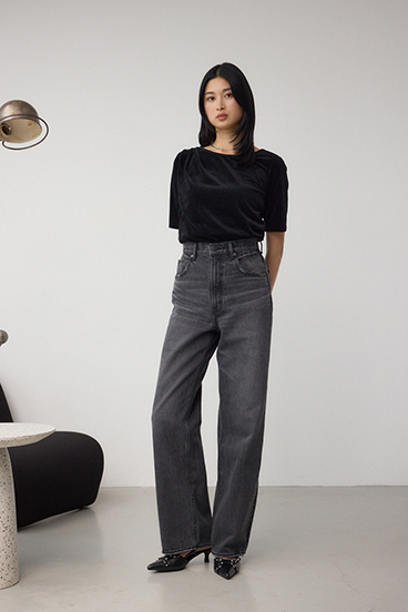 ベロアカットトップス 詳細画像