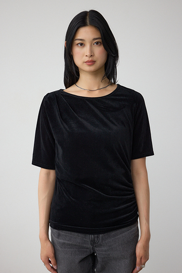 ベロアカットトップス 詳細画像