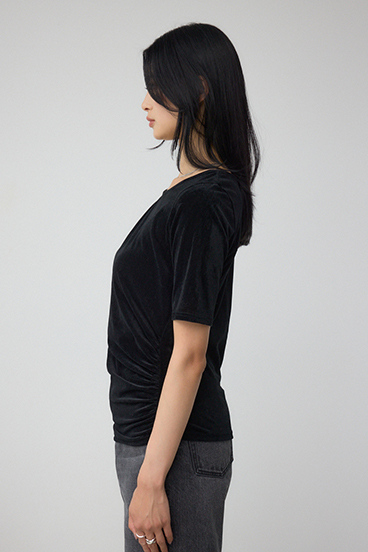 ベロアカットトップス 詳細画像