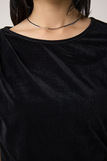 ベロアカットトップス 詳細画像