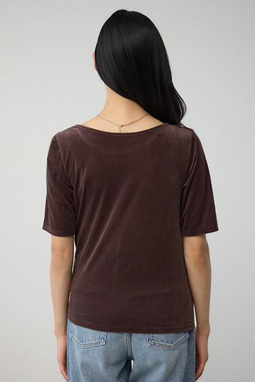 ベロアカットトップス 詳細画像