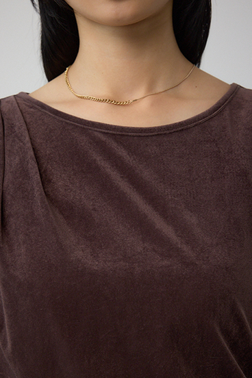 ベロアカットトップス 詳細画像