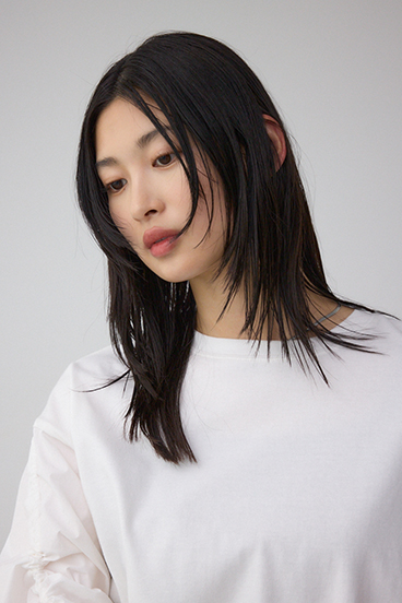 ギャザースリーブカットトップス 詳細画像