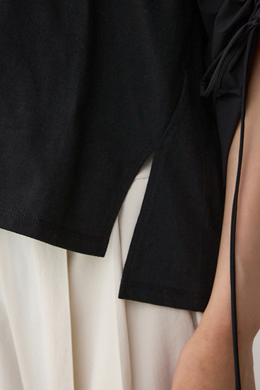 ギャザースリーブカットトップス 詳細画像