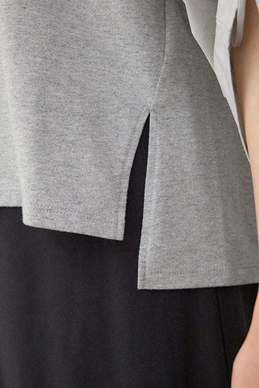 ギャザースリーブカットトップス 詳細画像