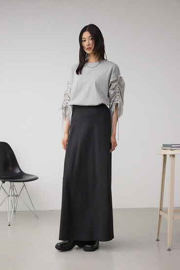 ギャザースリーブカットトップス 詳細画像