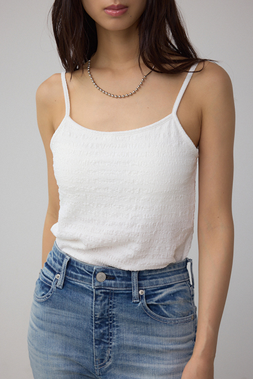 ニュアンスリブキャミソール