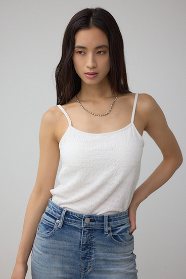 ニュアンスリブキャミソール 詳細画像